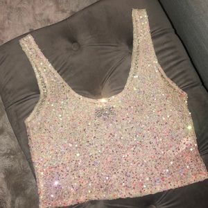 TopShop sequence crop top